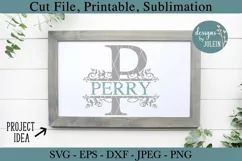 Split Letters A-Z Designs SVG, png, eps, DXF, sublimation Product Image 1