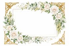 Watercolor Summer Wedding Clipart Product Image 4