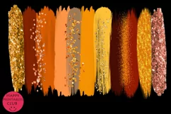 Halloween Brush Strokes Clipart I Brush Strokes Halloween Product Image 2