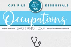 Nurse appreciation svg, a keep calm nurse svg for crafters Product Image 4