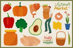 Farmers Market Vector Clipart Pack Product Image 3