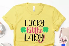 Lucky little lady - St. Patrick's Day SVG EPS DXF PNG Product Image 3