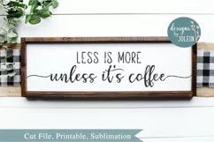Less is more SVG, png, eps, DXF, sublimation Product Image 1