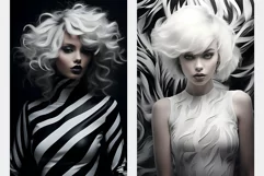 Exquisite Black & White Fashion Portraits Product Image 6