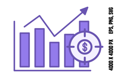Colored Target Icon Product Image 1