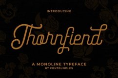 Web Font Thornfiend Product Image 1