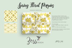 Spring Floral Poppies | Digital paper paper designs|Patterns Product Image 5