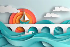 Paper Art Background Wallpaper Product Image 1
