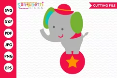 Circus elephant svg Product Image 1