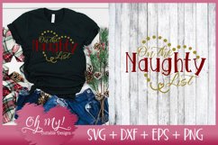 On The Naughty List - SVG DXF EPS PNG Cutting File Product Image 1