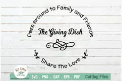 Christmas Sharing plate, Giving plate SVG,DXF,PNG,EPS,PDF Product Image 2