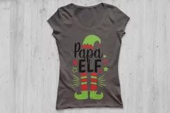 Papa Elf Svg, Christmas Svg, Elf Svg, Dad Svg, Elf Hat Svg. Product Image 2