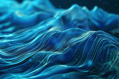 Sine Wave Blue Background Wallpaper Product Image 1
