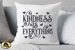 KIND SVG Positive Quote SVG PNG EPS DXF Inspirational SVG Product Image 4