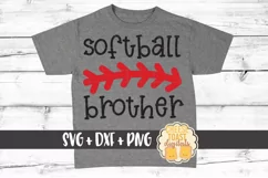 Softball Brother - Softball SVG PNG DXF Cut Files Product Image 1