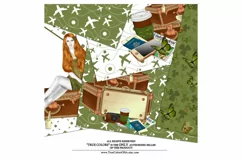 St. Patricks Day Digital Paper Pack Travel Girl Fashion Product Image 2