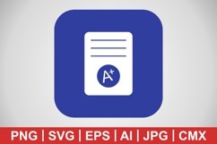 Vector A Grade Icon Product Image 1