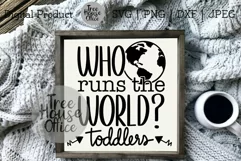 Who Runs the World? Funny Mom Shirt, Sassy Mom SVG PNG JPG Product Image 4