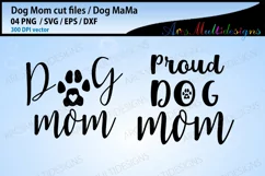 Dog mom svg cut file / Dog mama svg cut file Product Image 3