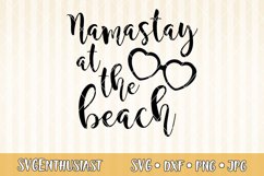 Namastay at the beach SVG cut file Product Image 1