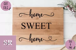 Home sweet home decal| Vinyl cutting | Home sweet home Product Image 6