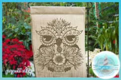 Owl Mandala Zentangle SVG | Owl SVG | Mandala SVG Product Image 4