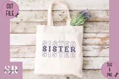 Sister t-shirt design| Vinyl cutting | Sister svg Product Image 1
