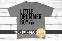 Little Drummer Boy SVG PNG DXF Cutting Files Product Image 1