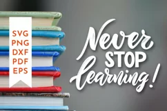 Motivational quote. Back to school concept. SVG, PNG Product Image 2