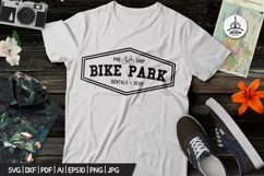 Vintage Outdoor Bike Tours Logo / Badge Templates SVG File Product Image 1