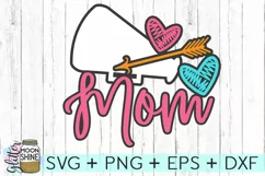 Cheerleading Mom SVG DXF PNG EPS Cutting Files Product Image 2