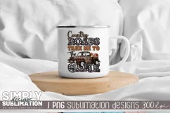 Country Roads Take Me To The Game Sublimation Design |PNG Product Image 3