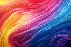 Vibrant Rainbow Gradient Wave Background Wallpaper Product Image 1