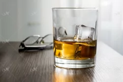 Whiskey Glass Mock-up. PSD+JPG Product Image 3