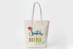 Christmas SVG Cut File - Santa's Little Helper SVG File Product Image 5