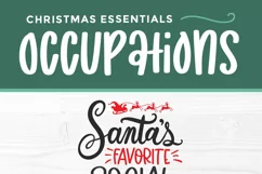 Christmas Social Worker svg - Santa's favorite social worker Product Image 6