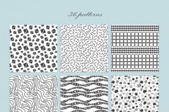 Blasc and White Patterns Set Product Image 3