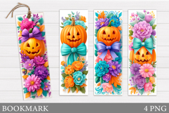 Pumpkin Bookmark Design. Halloween Pumpkin Bookmark Product Image 1