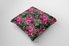 Watercolor Vibrant Colors Floral Clipart Collection Product Image 10