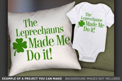 Leprechauns Made Me Do It SVG - Kids St. Patricks Day - 1073 Product Image 2