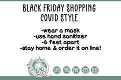 SVG | Black Friday Shopping Covid Style Product Image 2