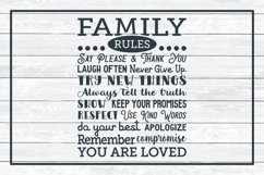 Download Family Rules Subway Art Svg Cut File For Crafters 185184 Cut Files Design Bundles