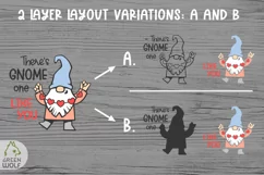 Gnome valentine svg Gnomes svg Valentine's day quote designs Product Image 2