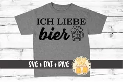 Ich Liebe Bier - Oktoberfest SVG PNG DXF Cut Files Product Image 1