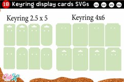 Keyring Display Card SVG file for crafter Bundle Product Image 2