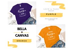 Mockup TShirt Bundle Bella Canvas 3001 T-Shirt Flat Lay Product Image 3