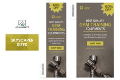 Training Equipment Animated Ad Banner Template - HF002 Product Image 3