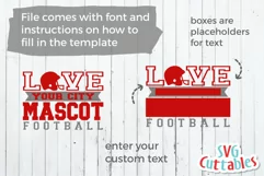 Football SVG | Football Template 0032 | Shirt Design Product Image 2