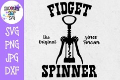 Original Fidget Spinner - Wine Lover SVG Product Image 1