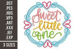 Sweet Little One|Embroidery design Product Image 1